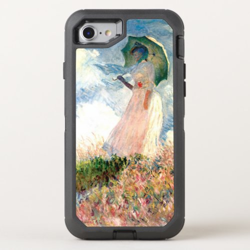 Monet Woman with a Parasol Facing Left OtterBox Defender iPhone SE87 Case