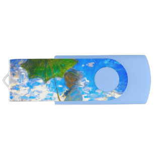 Monet Woman with a Parasol Flash Drive