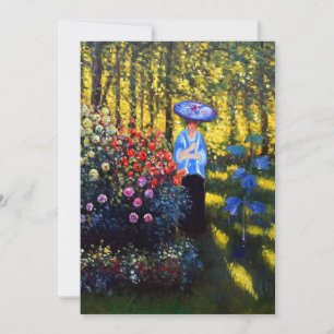 Monet Woman with a Parasol in Garden Announcement