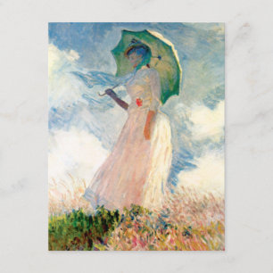 Monet Woman With A Parasol Invitations