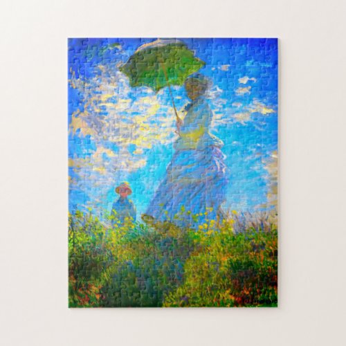 Monet Woman with a Parasol Jigsaw Puzzle