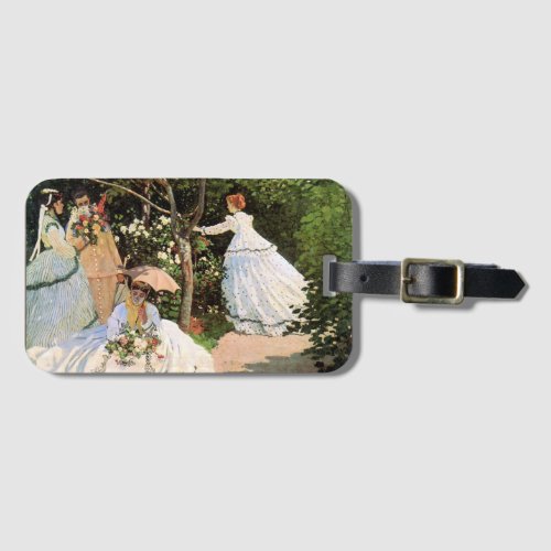 Monet _ Women in the Garden Luggage Tag