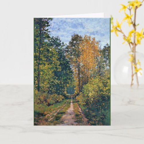 Monet _ Wooded Path Card