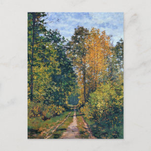 Monet - Wooded Path Postcard