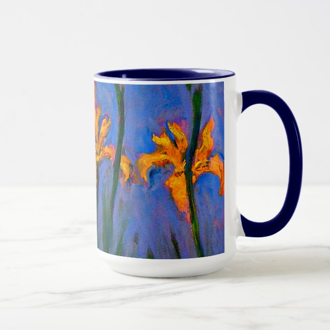 Monet- Yellow Irises Mug (Right)