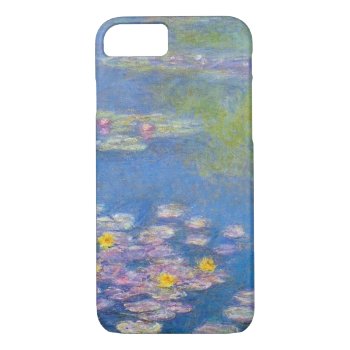 Monet Yellow Water Lilies Iphone 7 Case by VintageSpot at Zazzle
