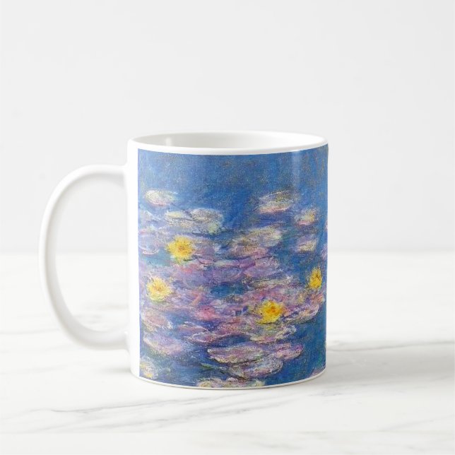 Monet Yellow Water Lilies Mug (Left)
