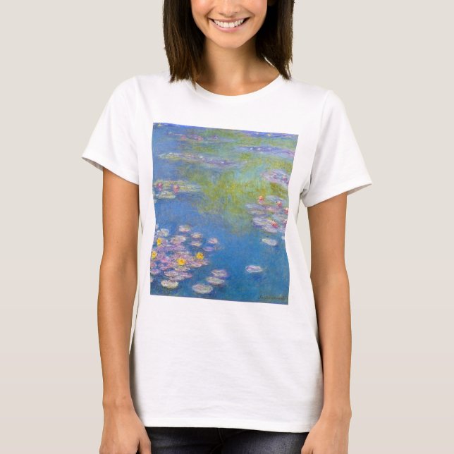 Monet Yellow Water Lilies T-shirt (Front)