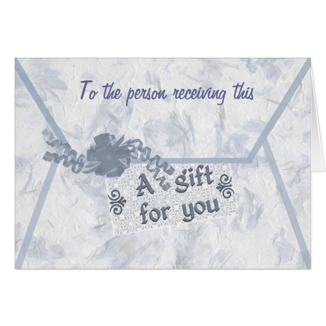 Monetary Gift Enclosure Cards (Front Horizontal)