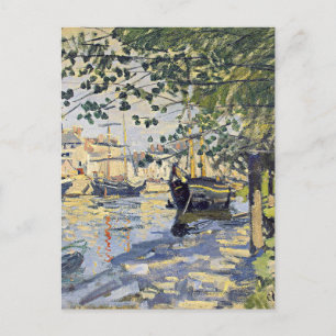 Monet's artwork, Seine at Rouen, Postcard