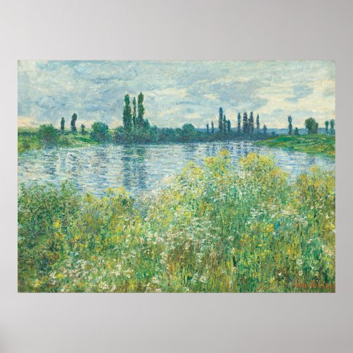 Monets Banks of the Seine Vtheuil Poster