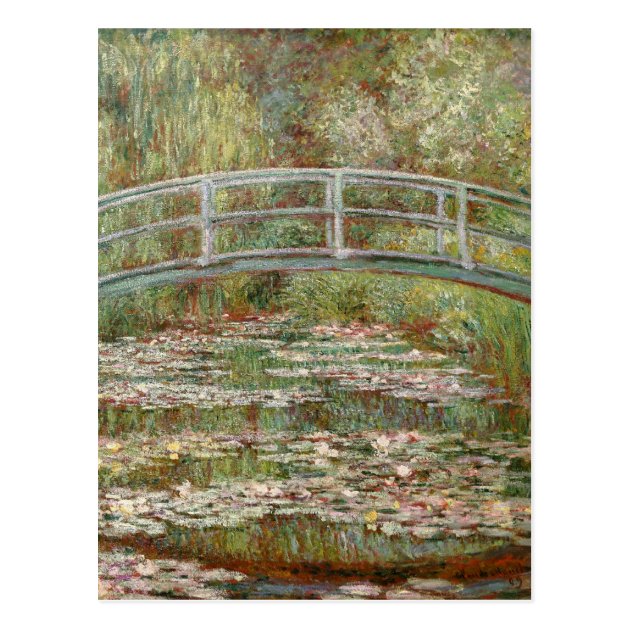 Monet S Bridge Over A Pond Of Water Lilies 1899 Postcard Zazzle Com   Monets Bridge Over A Pond Of Water Lilies 1899 Postcard R234370509cab4856bd8330a16bc8abff Vgbaq 8byvr 630 