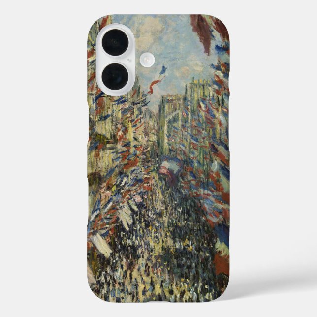 Monet's Classic Celebration of Paris' Rue Montorue Case-Mate iPhone Case (Back)