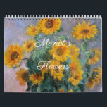 Monet's Flowers Art Calendar (8.5” x 11”)<br><div class="desc">Calendar featuring flower paintings by French Impressionist artist Claude Monet. Works best in Medium size.
All of the art used is in the public domain.</div>