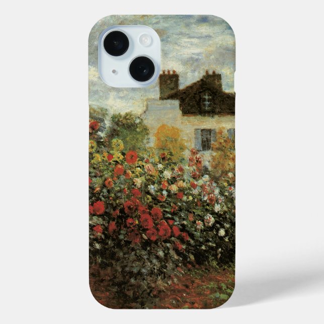 Monet's Garden at Argenteuil by Claude Monet Case-Mate iPhone Case (Back)