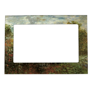 Monet's Garden at Argenteuil by Claude Monet Magnetic Photo Frame
