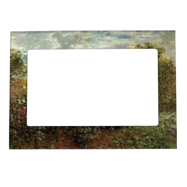 Monet's Garden at Argenteuil by Claude Monet Magnetic Photo Frame (Front)