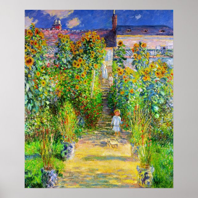 Monet's Garden Poster (Front)