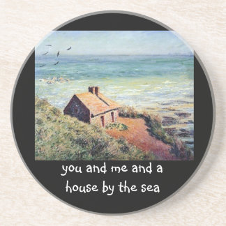 Monet's "House by the Sea" costers Drink Coaster