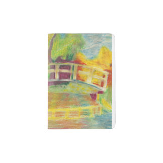 Monet's Japanese Bridge Passport Holder