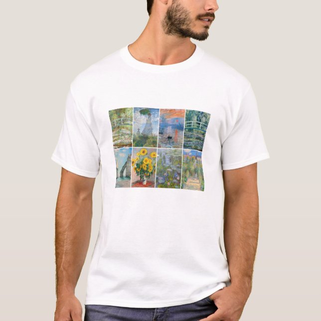 Monet's Paintings T-Shirt (Front)