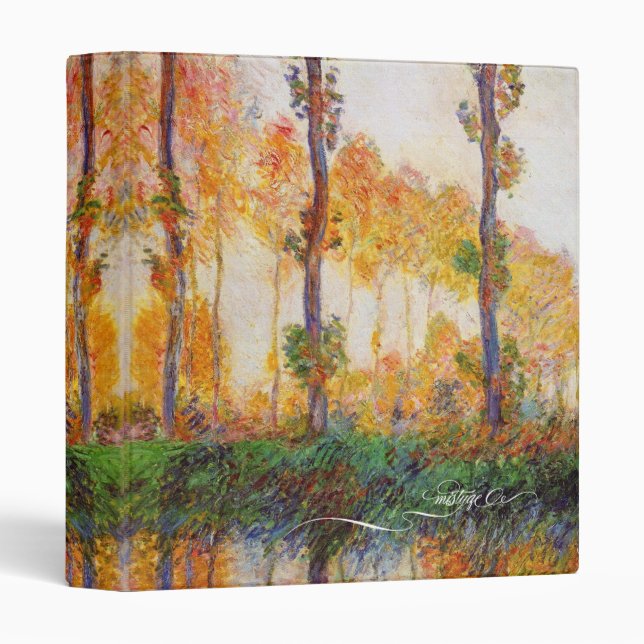Monet's Poplars Binder (Front/Spine)