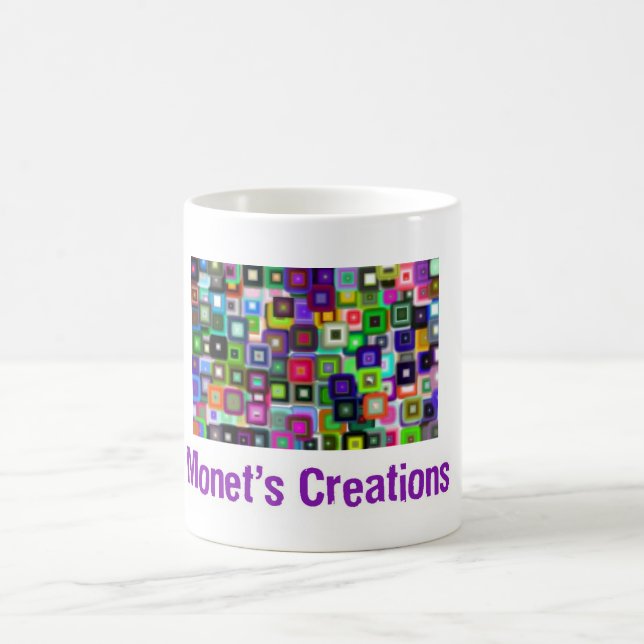 Monet's Tiny Little Picture Frame Mug Design (Center)