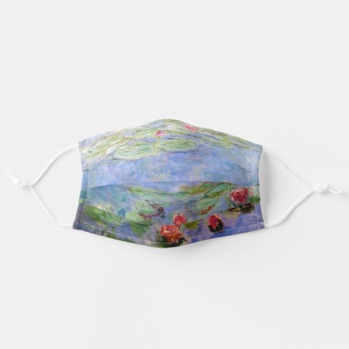 Monets Water Lilies Adult Cloth Face Mask