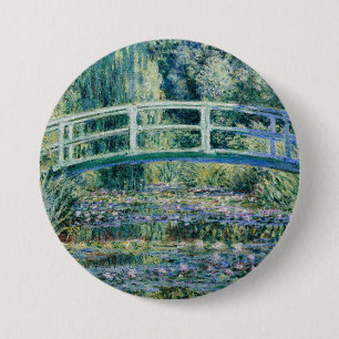 Monet's Water Lilies and Japanese Bridge Button