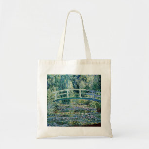Monet's Water Lilies and Japanese Tote Bag