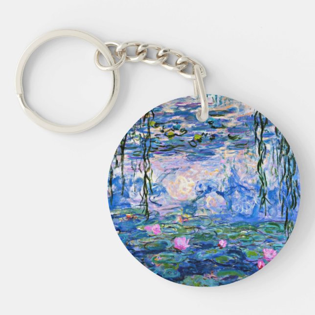Monet's Water Lilies Keychain (Front)