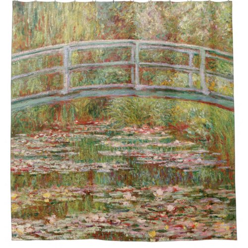 Monets Water Lily Pond Shower Curtain