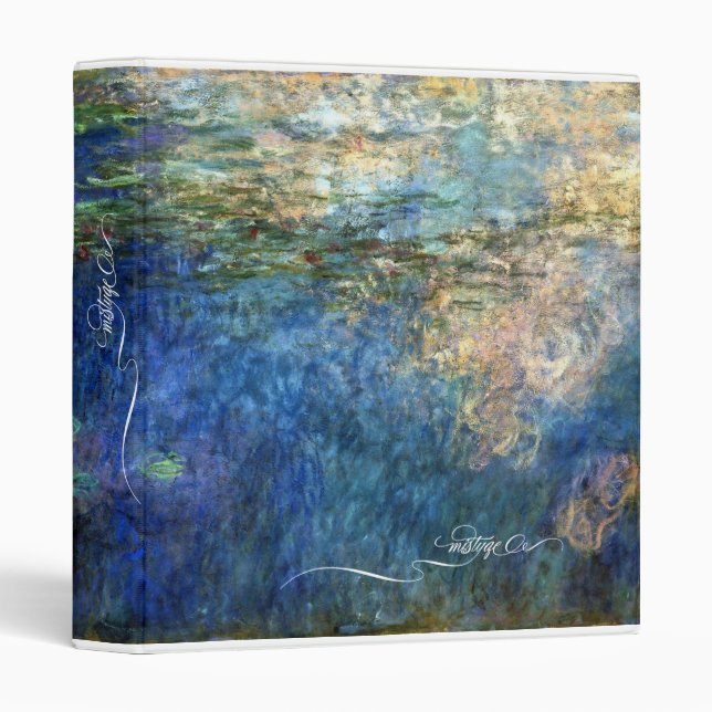 Monet's Waterlilies Binder (Front/Spine)