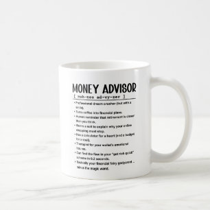 Money advisor coffee mug