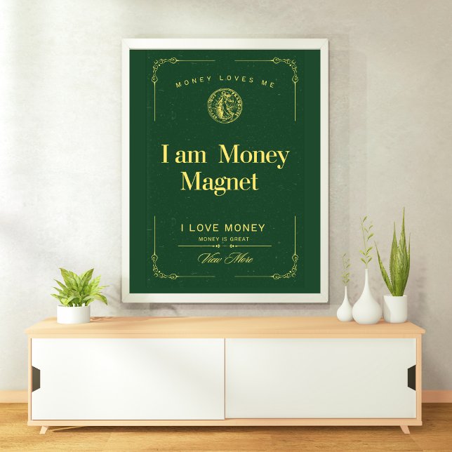 money affirmations poster (Creator Uploaded)