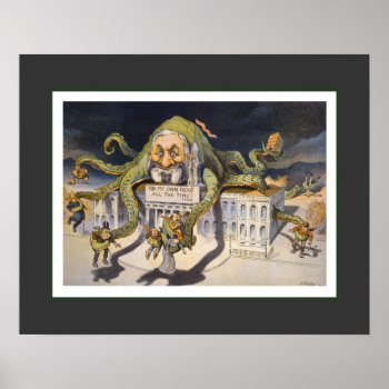 Money And Politics Poster by HistoryinBW at Zazzle