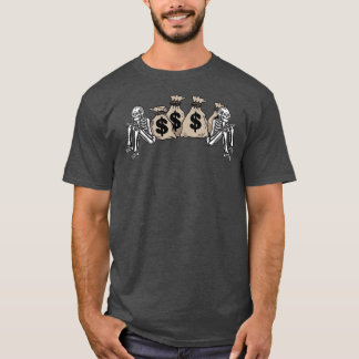 Money and skull T-Shirt