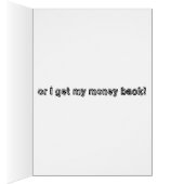 Money Back Guarantee Cards (Inside (Right))