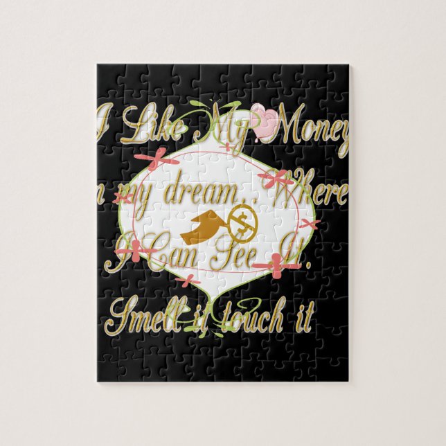 Money Bag Dream Design Jigsaw Puzzle (Vertical)