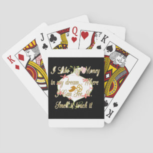 Money Bag Dream Design Poker Cards