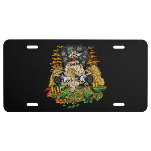 Money Bag License Plate