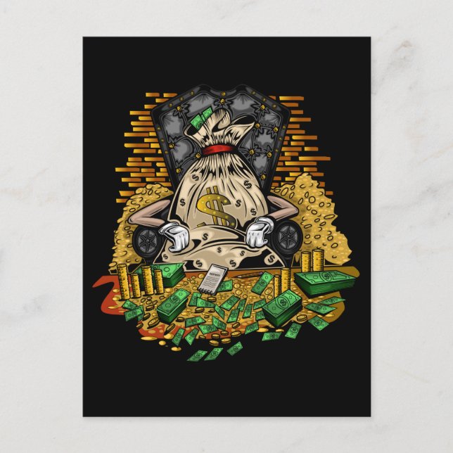 Money Bag Postcard (Front)