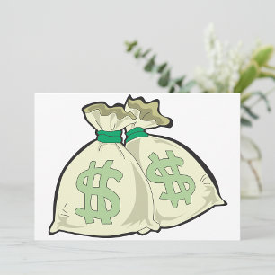 Money Bags Invitations