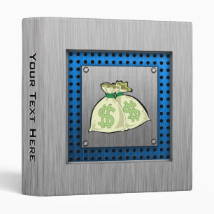 Money Bags; Metal-look Binder