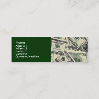 Money/business Profile Cards by mrssocolov2 at Zazzle
