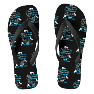 Money Can Buy Horses Blue   Flip Flops