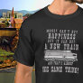 Money Can't Buy Happiness Diesel Train Engine  T-Shirt