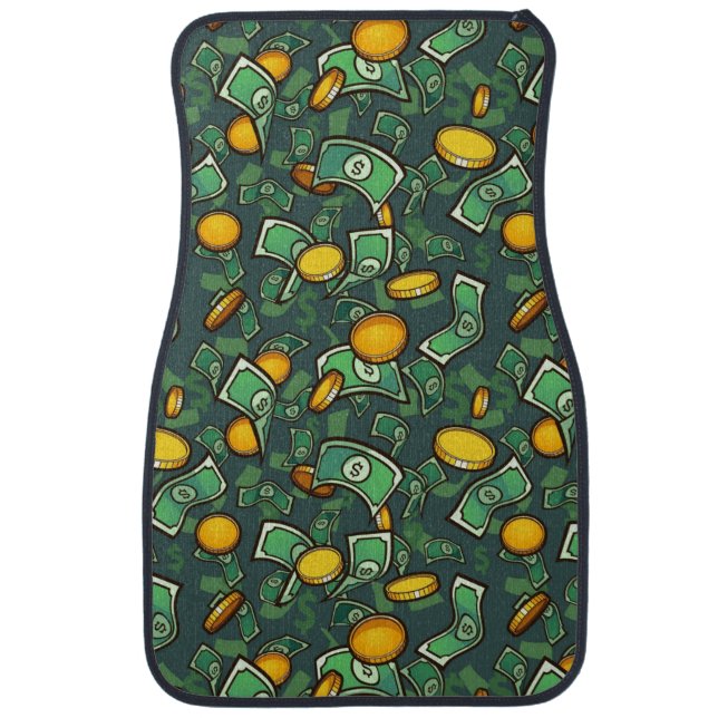 Money! Car Floor Mat (Front)