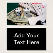 Money Cards Dice (Front & Back)
