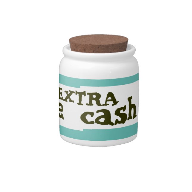 Money Cash Graphics Candy Jar (Right)